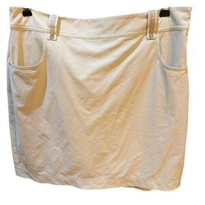 RALPH LAUREN Beige Golf Skort Size 10
